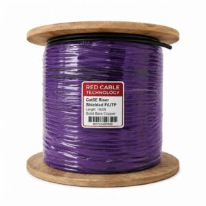 Cat5e-Riser-Shielded-FUTP-Solid-Bare-Copper-Cable-24AWG-Black