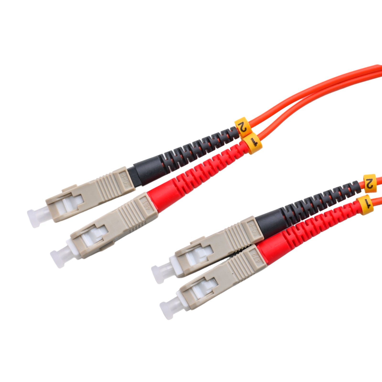 Patchcord SC/UPC - SC/UPC 62.5/125 Multimode OM1 Duplex Zip 2.0mm OFNR Orange