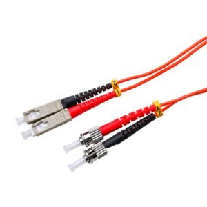 Patchcord SC/UPC - ST/UPC 62.5/125 Multimode OM1 Duplex Zip 2.0mm OFNR Orange