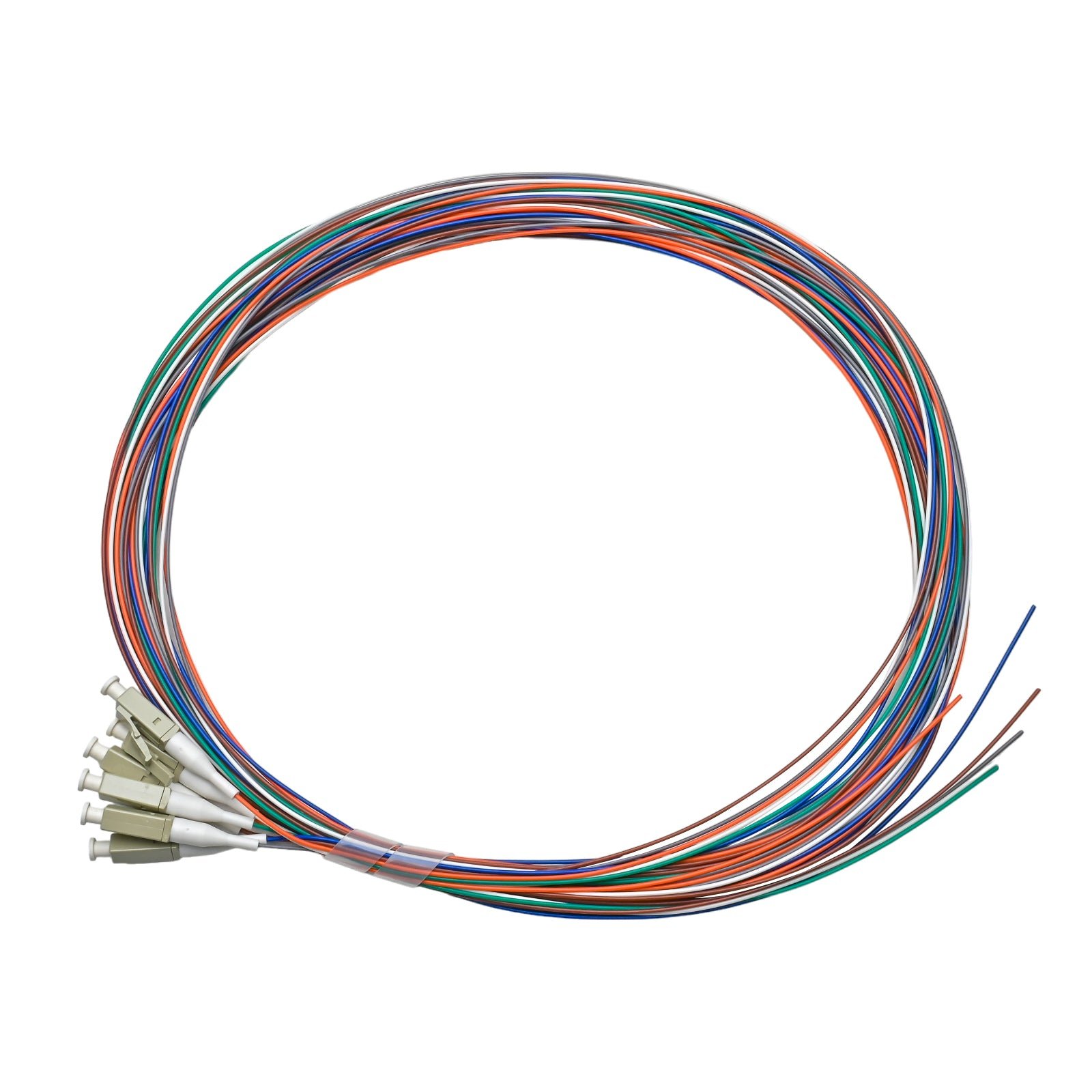 Pigtail LC/UPC 06 colors OM4 0.9mm OFNR 3M, tight buffer - Image 3