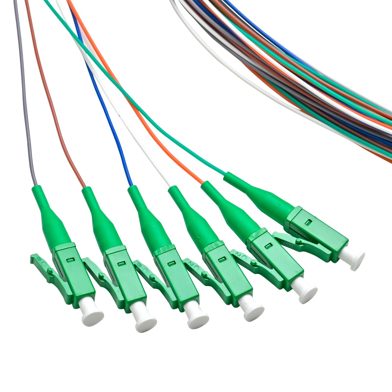 Pigtail LC/APC 06 colors SM G657A1 0.9mm OFNR 3M,tight buffer - Image 2