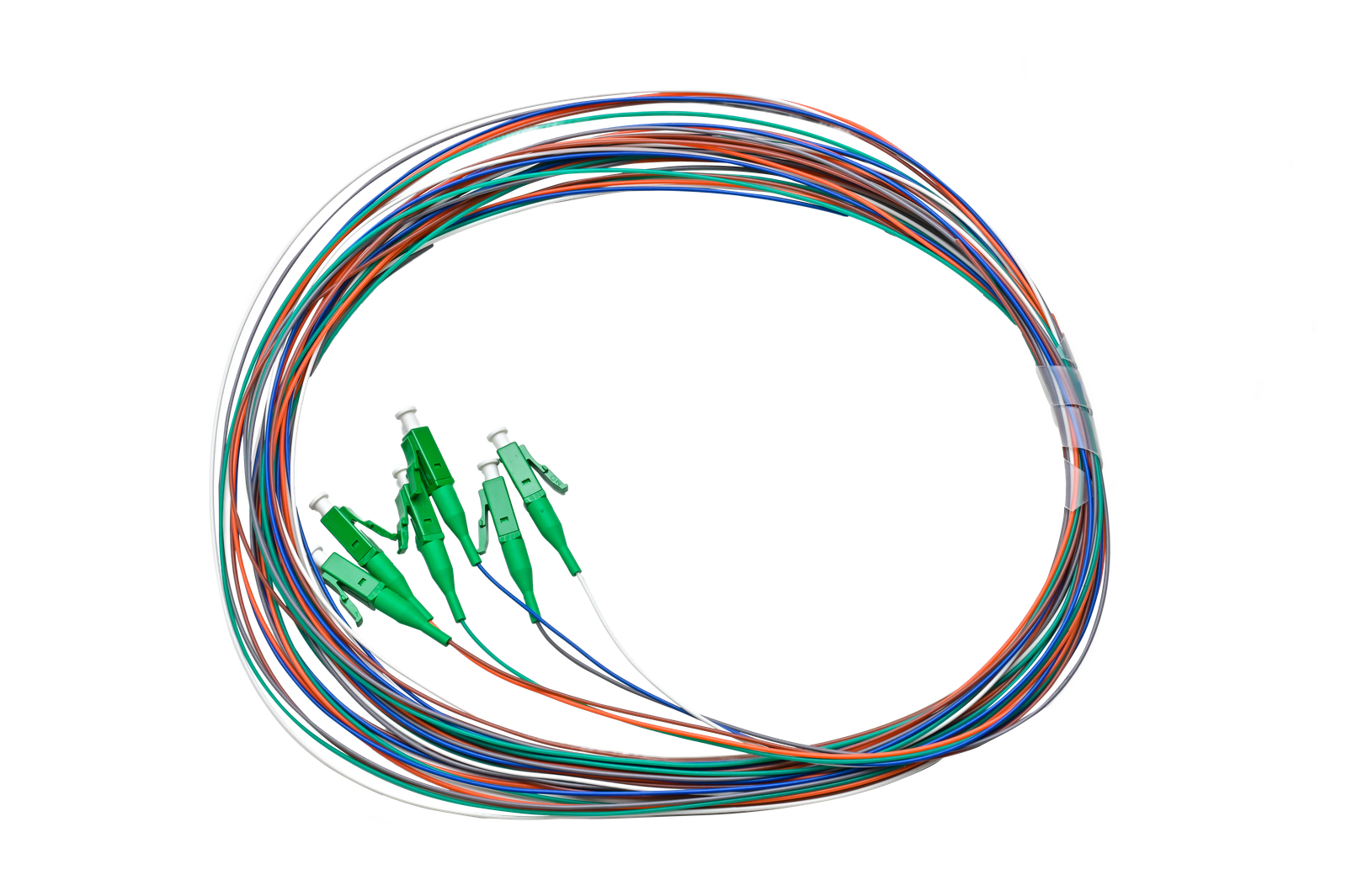 Pigtail LC/APC 06 colors SM G657A1 0.9mm OFNR 3M,tight buffer - Image 3