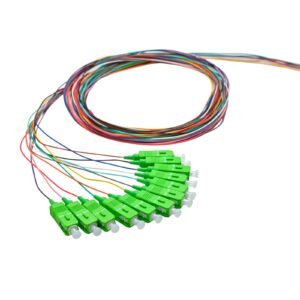 Pigtail SC/APC 12 colors SM G657A1 0.9mm OFNR 3M, semitight