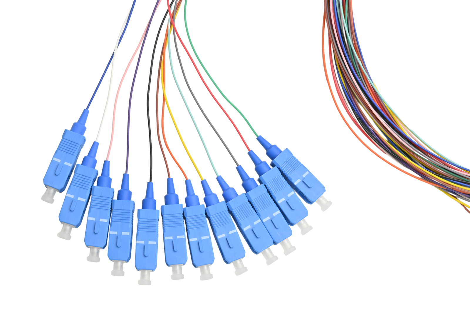 Pigtail SC/UPC 12 colors SM G657A1 0.9mm OFNR 3M, semitight - Image 2
