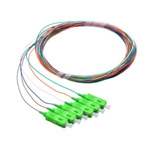 Pigtail SC/APC 06 colors SM G657A1 0.9mm OFNR 3M, tight buffer