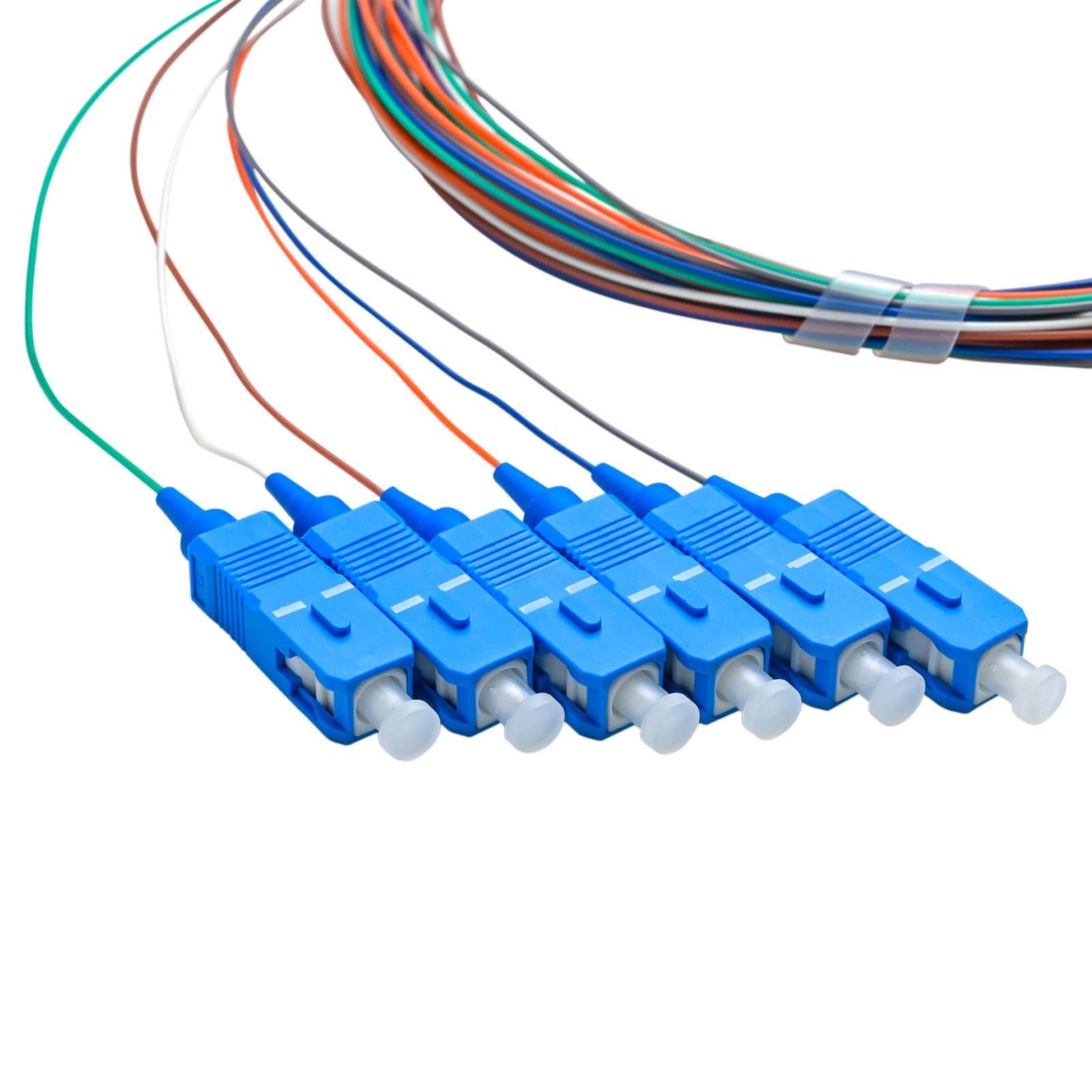 Pigtail SC/UPC 06 colors SM G657A1 0.9mm OFNR 3M, tight buffer - Image 2
