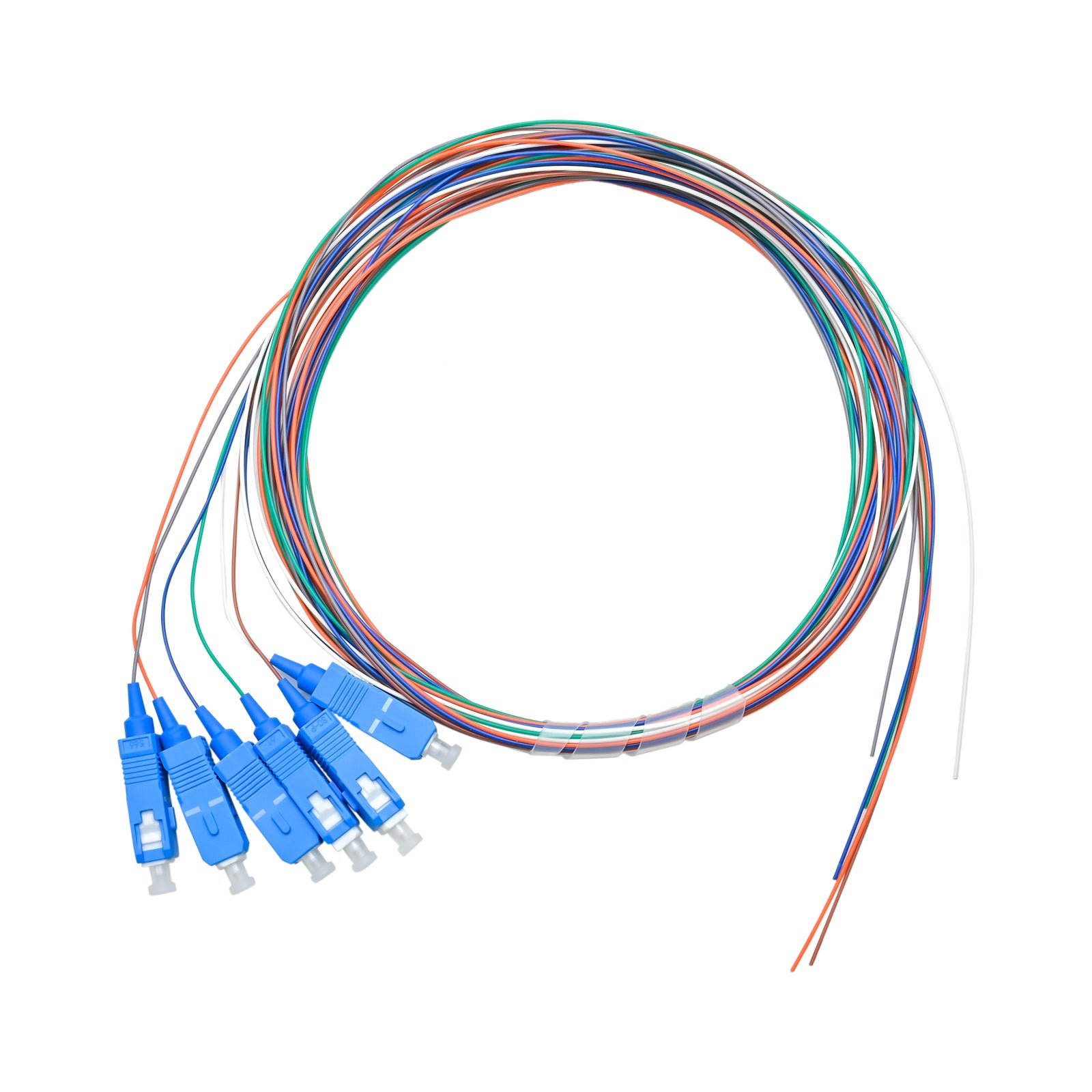 Pigtail SC/UPC 06 colors SM G657A1 0.9mm OFNR 3M, semitight - Image 3