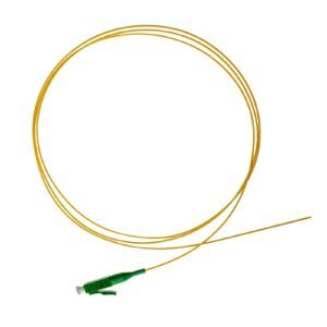 Pigtail LC/APC SM G657A1 SX 0.9mm OFNR Yellow, tight buffer