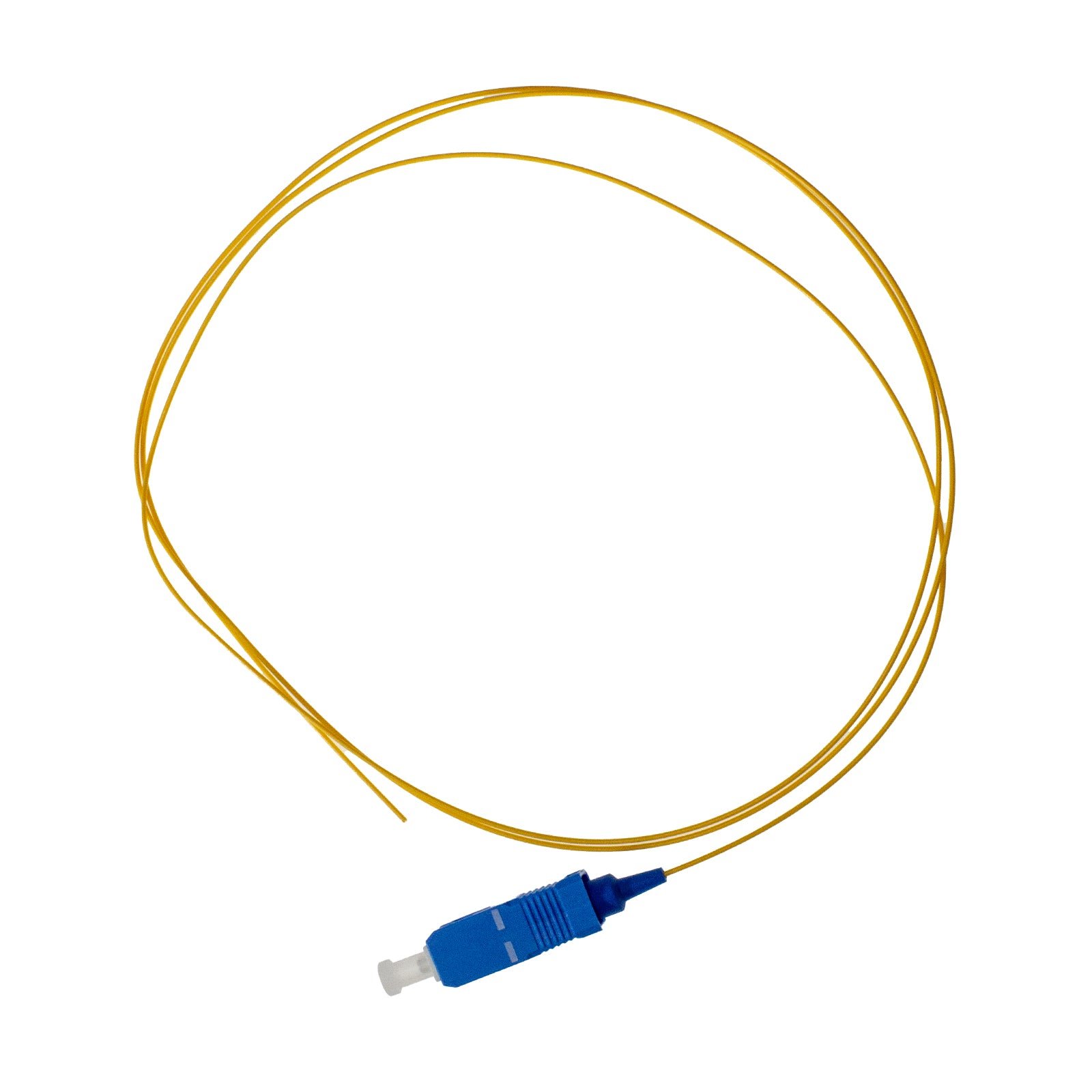 Pigtail SC/UPC SM G657A1 SX 0.9mm OFNR 1M Yellow, semi tight